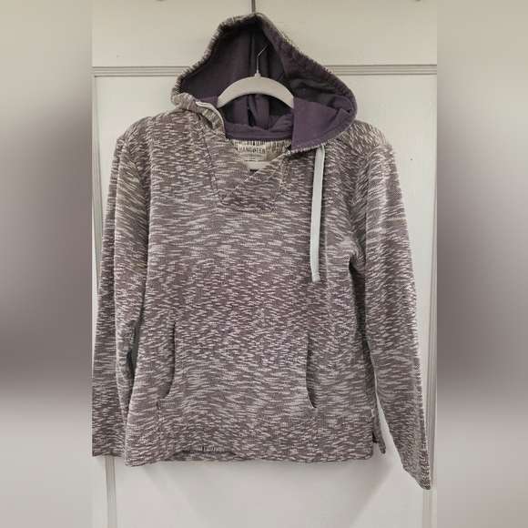 Hang Ten Women's Purple Knit Hoodie Size Medium EUC - Picture 1 of 8